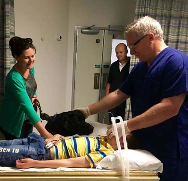 James en el hospital