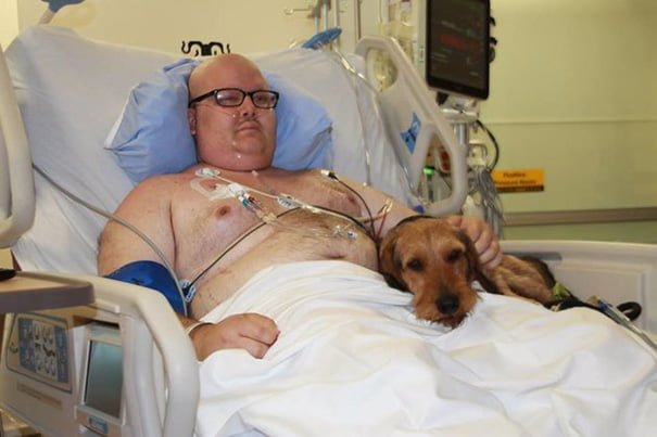 Las mascotas visitan a sus humanos en este hospital