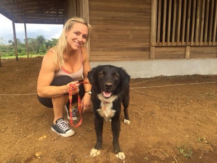 Patsy rescatada por Hope for Paws