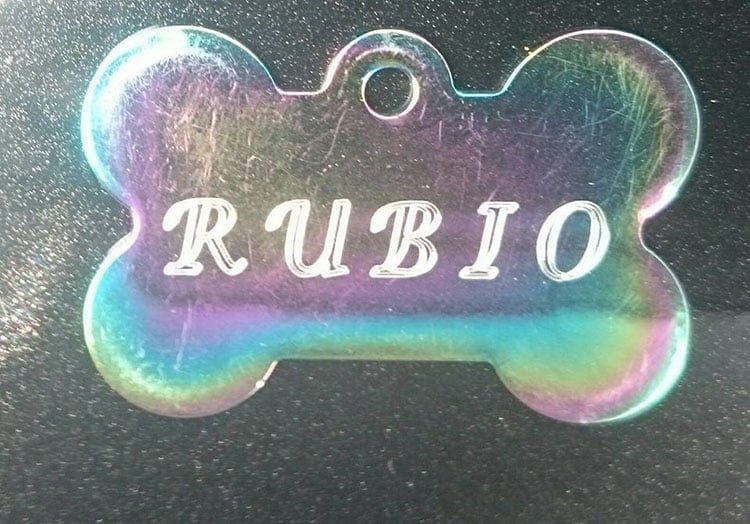 Plaquita de Rubio
