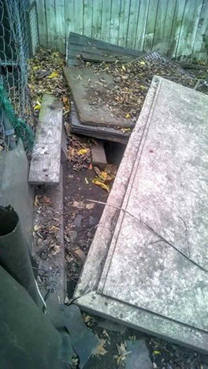 Lugar en donde Harley se refugió