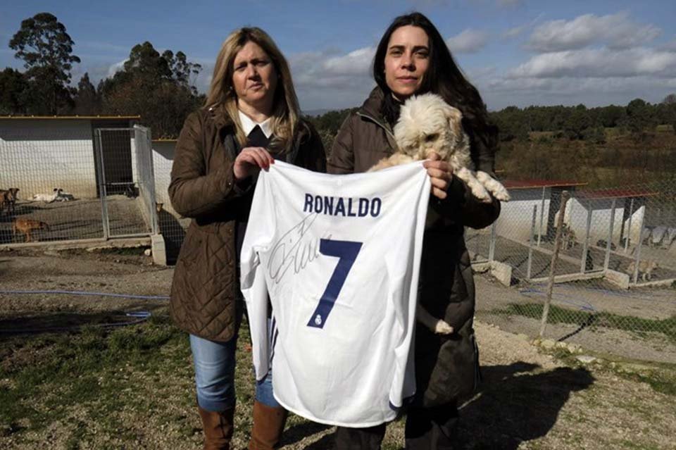 Camiseta firmada de Cristiano Ronaldo