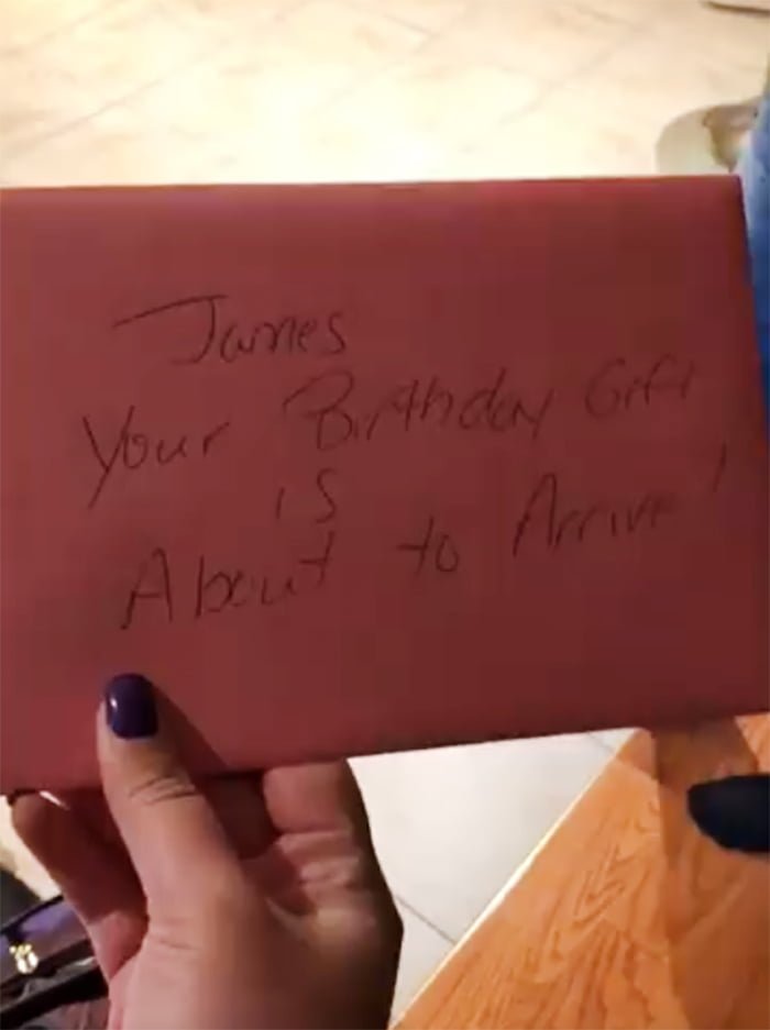 Sobre de cumpleaños