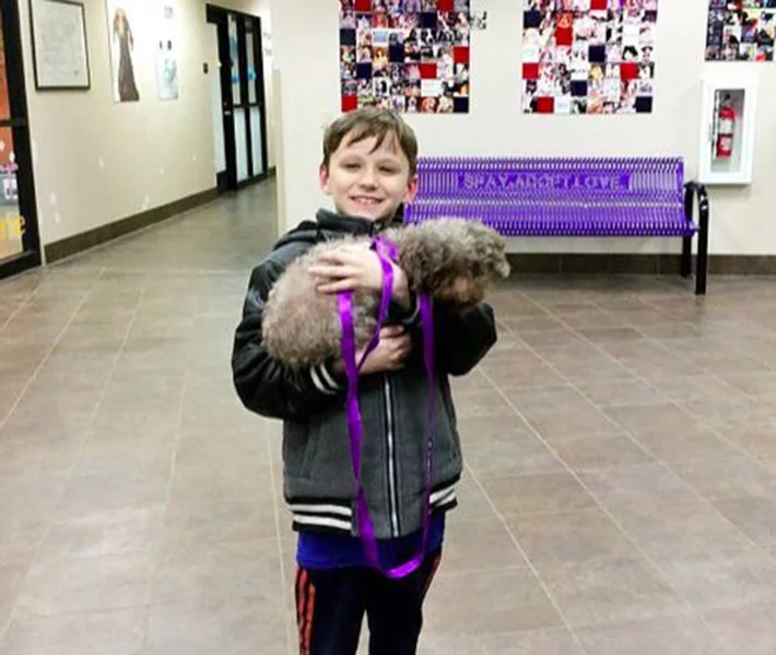 Niño y perro