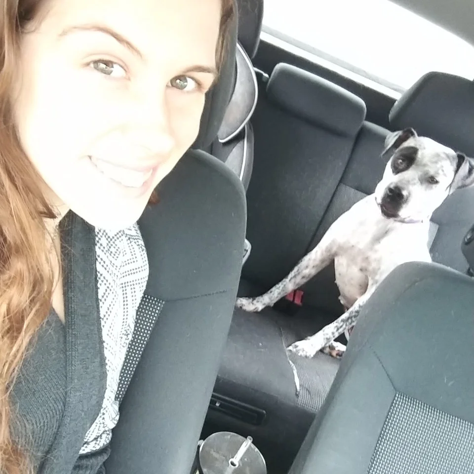 Este perro no puede dejar de temblar de emoción después de reunirse con su familia 5 Felicia adopta a JoJo