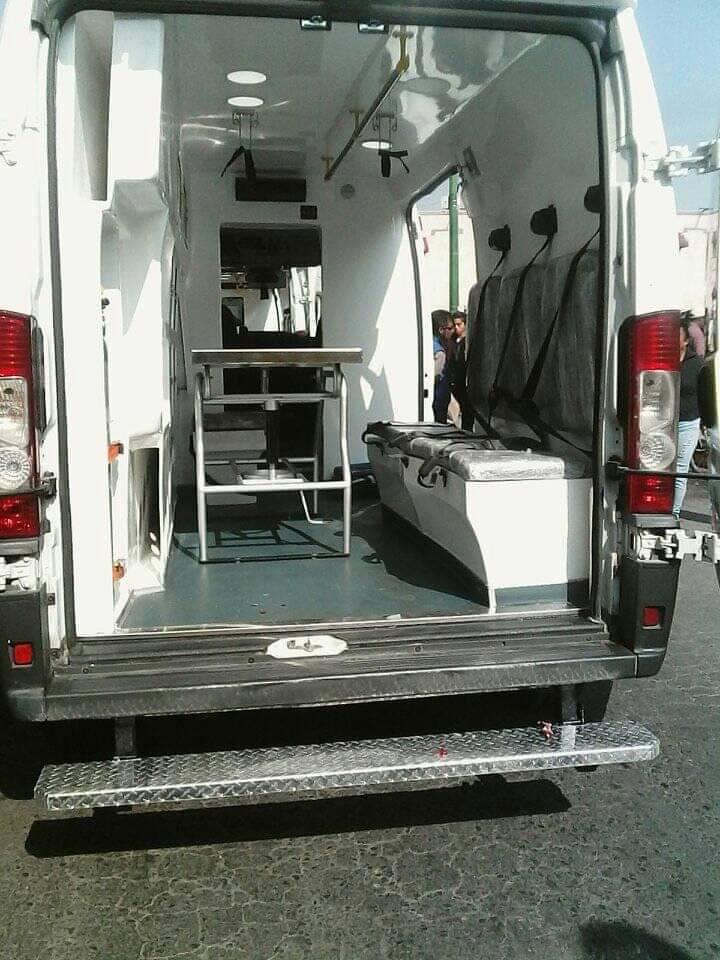 Ambulancia por dentro