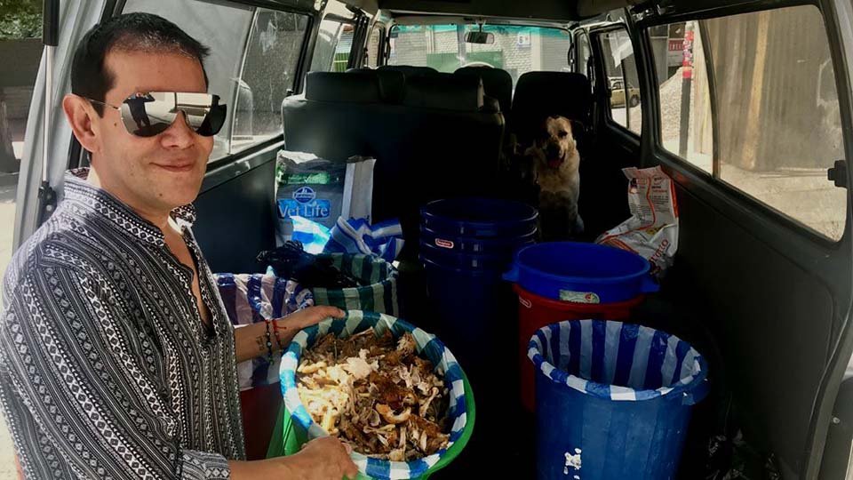Hombre dejó su exitoso trabajo para alimentar a animales que habitan en la calle 13 Alimento para animales sin hogar