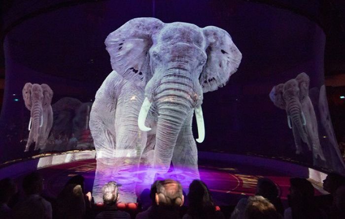 Circo alemán usa hologramas