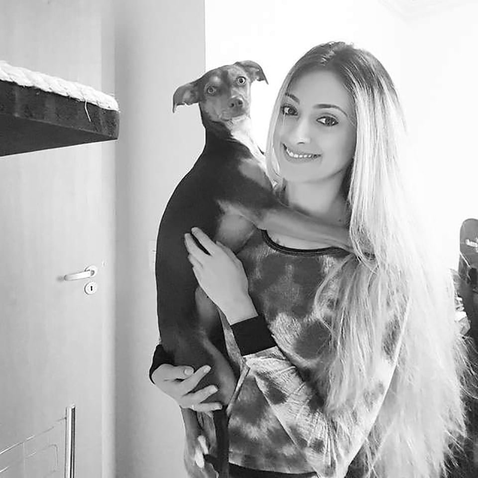 Madre de perrita