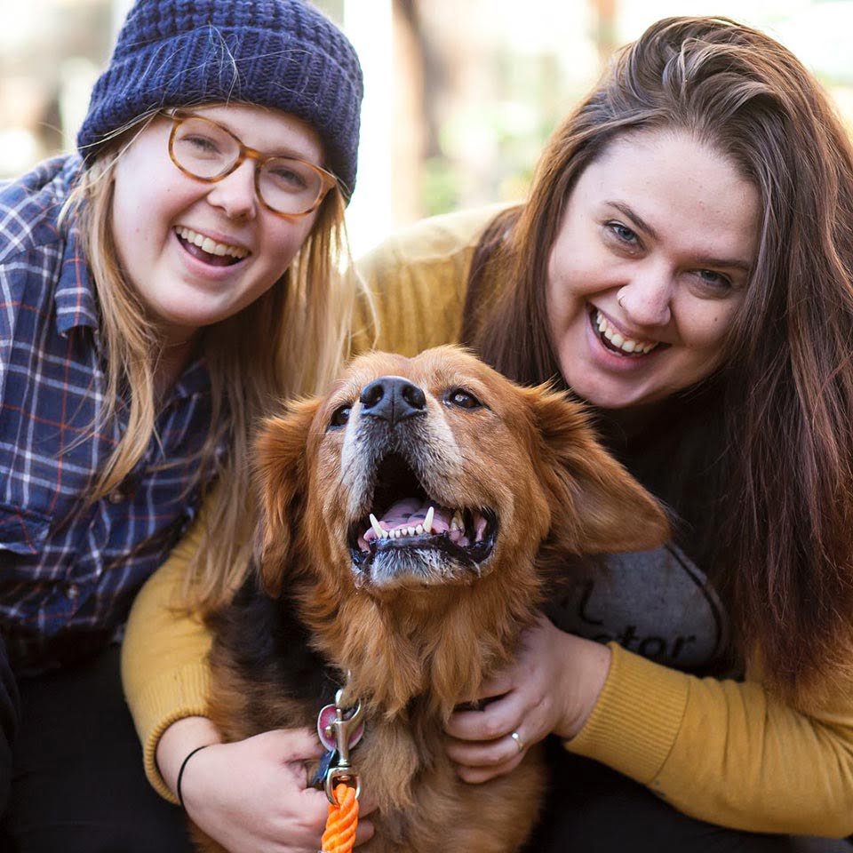 Iniciativa brinda a perros mayores y terminales un hogar para sus últimos días 9 Mujeres y perrito