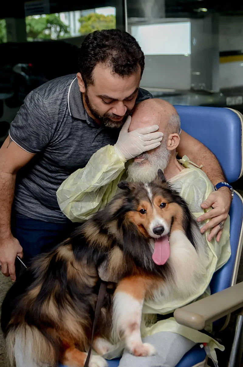 Flavio recibiendo a Agadir