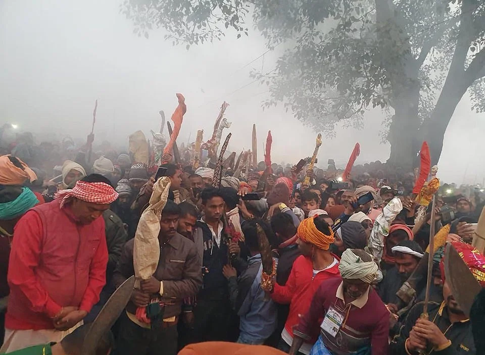 ersonas presentes para el sacrificio de animales