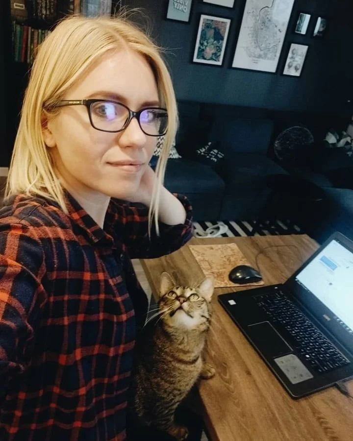 Mascotas trabajando desde casa