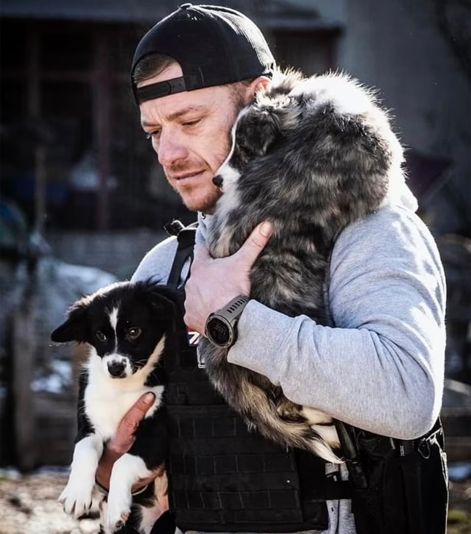 Veterano y su equipo esquivaron proyectiles para salvar a 120 animales atrapados en un refugio 9 Veterano y su equipo