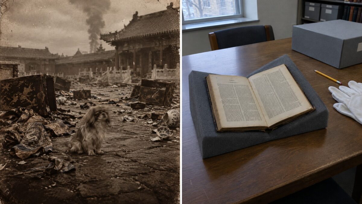 El primer pekinés de Inglaterra llegó escondido en la gorra de un capitán, como botín de guerra