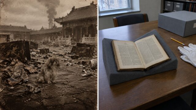 El primer pekinés de Inglaterra llegó escondido en la gorra de un capitán, como botín de guerra