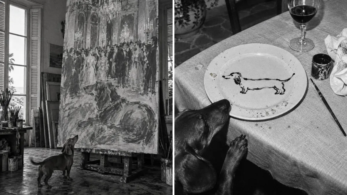 Picasso cambió el mastín de Las Meninas por un perro salchicha que llegó de visita 1 El perro salchicha que llegó de visita a casa de Picasso y terminó en sus Meninas