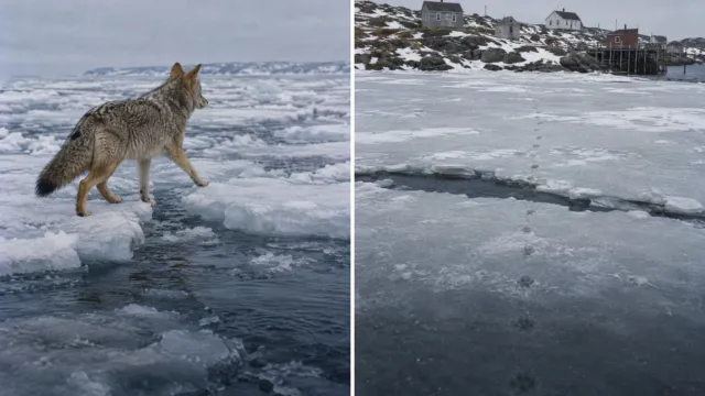 Los «perros parecidos a lobos» que llegaron a Terranova caminando sobre el mar helado