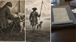 perro del general howe washington 1777 hero