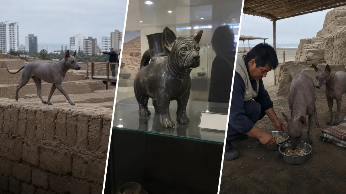 El perro sin pelo que el Perú mandó a vivir entre ruinas y luego declaró patrimonio