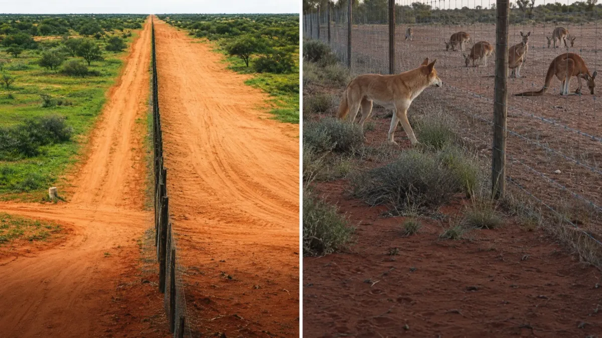 La valla dingo: 3.245 canguros avistados de un lado de la cerca y solo 8 del otro 1 La valla dingo: 3.245 canguros avistados de un lado de la cerca y solo 8 del otro